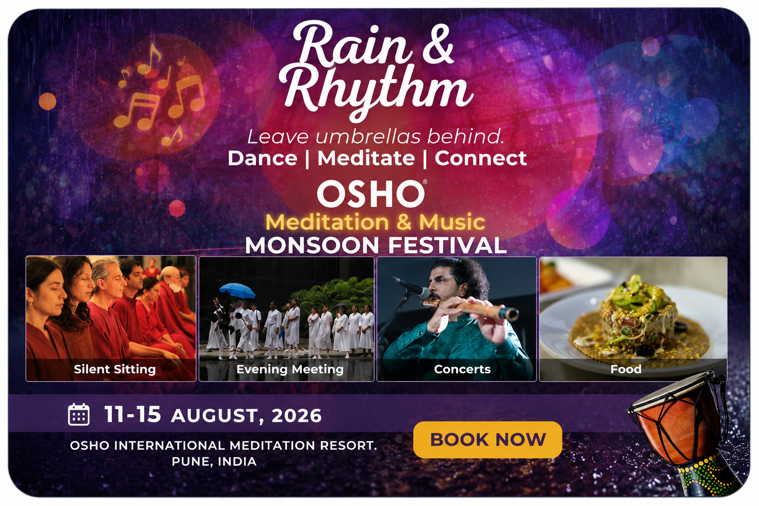 OSHO events and meditation gatherings